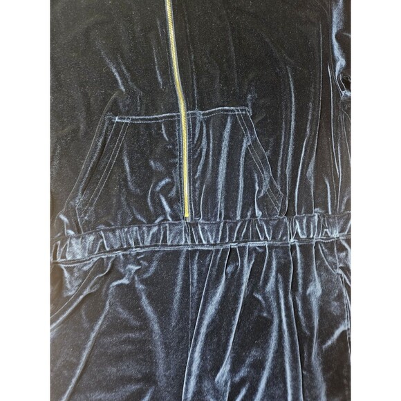 FABLETICS Vanessa Hudgens Velour Wide Leg Jumpsuit Royal Blue Plus Size 3X - Picture 7 of 12